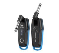 Kueohse Transmisor y Receptor Inalámbrico para Guitarra -70 UHF, Recargable, Multicanal, Inalámbrico para Guitarra, Instrumento Musical B