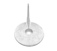 Kueohse Trim Tab 17264T2 - Ánodo de zinc para Mercury Mariner Force 30PS 35PS 60PS 70PS 75PS Trim Tab Anode