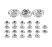 Kueohse Tuerca de remache autoplegable M3 de acero inoxidable, 25 unidades