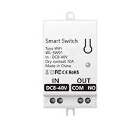 Kueohse Tuya Smart WiFi Módulo de conmutación en seco 10 A Home Universal DIY Breaker Relay Funciona con Smart Life DC 8-40V