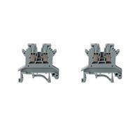 Kueohse UK1.5N Bloque de Terminales de Riel DIN, Abrazadera de Tornillo, 500V 17.5A Paquete de 100