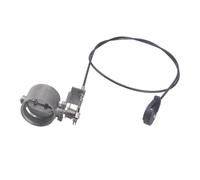 Kueohse Válvula de Escape Universal para Motocicleta Modificada de 2 Pulgadas/50 mm, Silenciador de Tubo de Escape, Piezas de Repuesto