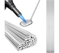 Kueohse Varillas de Soldadura de Aluminio 50PCS, Aluminio de Bajo Punto de Fusión, Varillas de Reparación de Aluminio para Soldadura en Todas las Posiciones, Alambre de Soldadura de Aluminio.