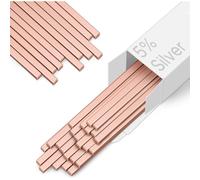 Kueohse Varillas de Soldadura Fuerte de 60 Unidades, Industrial para Aire Acondicionado, Refrigeradores, Cámaras Frigoríficas y Unidades HVAC.