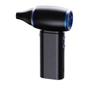 Kueohse Ventilador de Chorro Multiusos, Soplador de Hojas de 3 Velocidades, Inalámbrico, para Coches, Teclados de Ordenador y Uso en Exteriores, Color Negro.