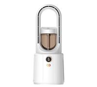 Kueohse Ventilador sin , Ventilador sin hojas, Ventilador portátil, Silencio USB, Dormitorio de escritorio, Luz , Humidificación, Ventilador eléctrico ()