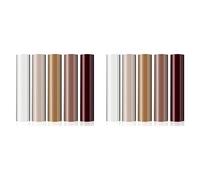 Kueohse Vinilo de Transferencia de Puff Vinilo 3D Puff Transferencia de HTV Vinilo Puff para Planchar 10 Hojas para Manualidades de Tela de Camisetas DIY