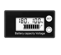 Kueohse Voltímetro de Batería DC 8-100 V Indicador de Capacidad Medidor de Potencia Batería de Litio LiFePO4 Celda de Plomo-Ácido 12 V 24 V 48 V Pantalla LCD B