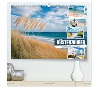 KÜSTENZAUBER Sehnsucht nach Meer (hochwertiger Premium Wandkalender 2026 DIN A2 quer), Kunstdruck in Hochglanz: Inspirierende Worte und Traummomente