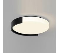 KUEYANB Lámpara De Techo LED Con Diseño De Vetas De Madera, Luminaria Decorativa Vintage Redonda, Lámpara De Techo Con Atenuación De Tres Colores Y Ahorro De Energía, Luminaria De Diseño Para Sala