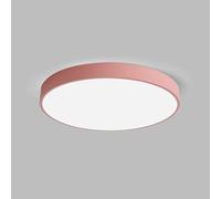 KUEYANB Lámpara De Techo LED Macaron, Moderna Y Minimalista, Para Sala De Estar, Estudio, Balcón, Iluminación De Techo, Tres Colores, Atenuación, Luminaria De Techo Redonda De Metal Acrílico