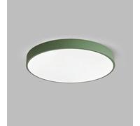 KUEYANB Lámpara De Techo LED Macaron, Moderna Y Minimalista, Para Sala De Estar, Estudio, Balcón, Iluminación De Techo, Tres Colores, Atenuación, Luminaria De Techo Redonda De Metal Acrílico