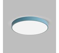 KUEYANB Lámpara De Techo LED Macaron, Moderna Y Minimalista, Para Sala De Estar, Estudio, Balcón, Iluminación De Techo, Tres Colores, Atenuación, Luminaria De Techo Redonda De Metal Acrílico