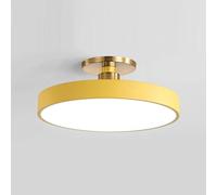 KUEYANB Lámpara De Techo LED Macaron Nordic Round, Luminaria De Techo De Bajo Consumo, Fácil De Instalar, Comedor, Dormitorio, Iluminación De Techo Súper Brillante Para Uso Diario En El Hogar