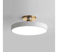 KUEYANB Lámpara De Techo LED Macaron Nordic Round, Luminaria De Techo De Bajo Consumo, Fácil De Instalar, Comedor, Dormitorio, Iluminación De Techo Súper Brillante Para Uso Diario En El Hogar