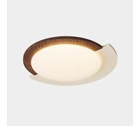 KUEYANB Lámpara De Techo LED Retro Creativa Para Decoración De Interiores, Diseño En Color Nogal, Ideal Para Comedor, Dormitorio, Con Regulación De Intensidad De 3000-6000K, Estudio, Oficina
