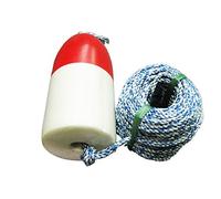 KUFA Sports Kufa 100' Non-Lead Sinking Line & 11'' Red/White Float Combo Fws100 FWS100-Línea de hundimiento sin Plomo de 100 pies Flotador Rojo/Blanco de 11 Pulgadas, Unisex, Multicolor, M