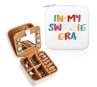 KufaerBeam Regalos para los amantes de la música, delicado joyero Taylor con espejo, un emocionante regalo de cumpleaños para admiradores de grandes cantantes, rinde homenaje a las hermanas amantes de