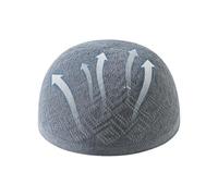 Kufi Hat, Elastic Breathable, 22.83 Inches Stretchable Soft Cap with Crochet Skull Beanie, Men Accessories for Dad Grandpa Husband Son Families Friends Occasions, Best Headwear for Daily & Family Use