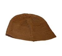 Kufi/Topi tipo gorro para hombre, gorro para islámicos, musulmanes, talla única gorro de oración con imán beige beige talla única