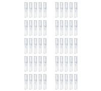 Kufughty 50 Piezas Estuche de LáPices de AcríLico Transparente, Caja Regalo de Pluma Reutilizable Contenedor de Almacenamiento Pluma de PláStico VacíO Conjunto de Caja de Embalaje de LáPiz
