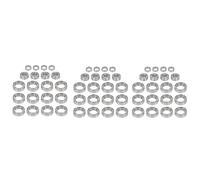 Kufughty Juego de Rodamientos de Bolas de 60 Piezas BE001 BE002 BE003 para JLB Racing Cheetah 11101 21101 J3 Speed 1/10 RC Coche Repuestos de Actualización