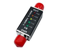 Kufughty SWR Meter SWR&Power Meter 3-30MHz Rango de frecuencia 100W para varios equipos de radio de onda corta