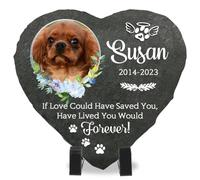 Kufutee Piedra conmemorativa personalizada para perros, piedras conmemorativas para mascotas, piedra conmemorativa para un ser querido perdido, piedras conmemorativas personalizadas para gatos,