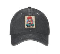 KUGEUII Deportes Unisex al Aire Libre Ranma Ryoga Das Schwein 2024 Mode Baseball mütze Baumwoll hüte verstellbarer Hut Universal Casual Cap Truck Fahrer Hut Regalos