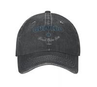 KUGEUII Gorra béisbol Deportiva Neutra el álbum música Quevedo para Hombres y Mujeres Gorra algodón desgastada Gorra Snapback Cantante para Todas Las Estaciones Gorras Suaves sin Estructura Regalo
