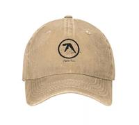 KUGEUII Gorra de béisbol Unisex Transpirable Gorras de béisbol Aphex para Hombres y Mujeres Gorra Snapback desgastada con música gótica de los 90 Gorra Casual Unisex para Correr al Aire Libre Golf
