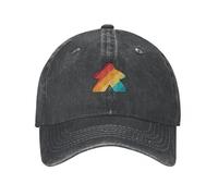 KUGEUII Sombrero con Visera al Aire Libre Sombrero de Vaquero Meeple Unisex Sombrero de Lujo Marca de Lujo Rugby para Mujer 2024 Regalos para Hombre