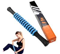 Kugooyi Rodillo de masaje de yoga, dispositivo de entrenamiento para relajar los músculos, ultraportátil, multifunción, herramienta de alivio anticelulitis, moldeador del cuerpo para piernas, espalda,