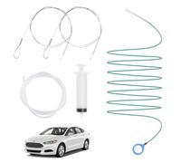 KUHAWL Cepillo de limpieza para techo corredizo de coche, 300 cm de largo, cepillo de desagüe flexible, herramienta para desatascar el coche, accesorio para desatascador de desagües, cepillo para