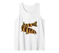 Kuhli Loach Pangio kuhlii Acuario de Agua Dulce Pescador Camiseta sin Mangas