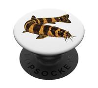 Kuhli Loach Pangio kuhlii Acuario de Agua Dulce Pescador PopSockets PopGrip Adhesivo