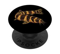 Kuhli Loach Pangio kuhlii Acuario de Agua Dulce Pescador PopSockets PopGrip Adhesivo