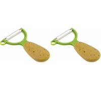 Kuhn Rikon 20401 Veggie - Pelador Liso para Patatas (Paquete de 2)