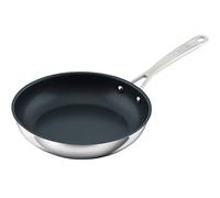 KUHN RIKON Allround Oven-Safe Induction Non-Stick Frying Pan, 24 cm, Stainless Steel, Silver