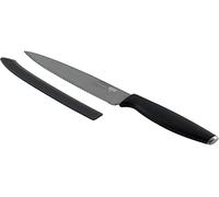 KUHN RIKON Colori Cuchillo de Cocina de Sierra de Titanio, Negro, Metal, 20.3 x 2 x 0.5 cm