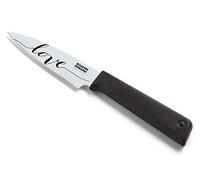 KUHN RIKON COLORI+ Rüstmesser / Gemüsemesser Letters (Limited Edition Love), Edelstahl, 19.5 cm