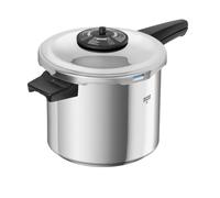 Kuhn Rikon Duromatic Classic NEO - Olla a presión de mango largo de 7 L, fabricada en Suiza, ultrarrápida y de bajo consumo, base gruesa supertérmica, segura y duradera