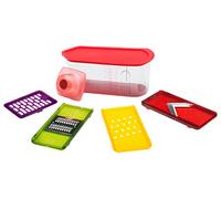 Kuhn Rikon Gemüseschneider manuell, Multi-Mandoline & Reibe Box, Gemüsehobel