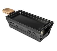 KUHN RIKON Juego de raclette Mini Bergs, color negro, sartenes para raclette antiadherentes