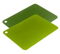 Kuhn Rikon Juego de tablas de cortar, 2 unidades, color verde