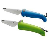 KUHN RIKON kinderkitchen Kindermesser Set 2-teilig, grün/blau, ab 3 Jahren