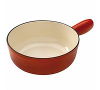 Kuhn Rikon Olla para Fondue de inducción de Hierro Fundido 20cm, Rojo, 20 cm