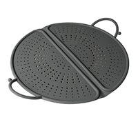 KUHN RIKON Protección contra salpicaduras plegable de silicona, gris, diámetro de 30 cm