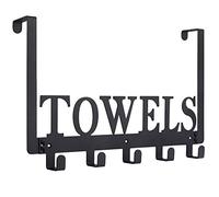 Ganchos para Colgar sobre la Puerta, toallero para baño, toallero de Montaje en Puerta, Ganchos de Toalla para Dormitorio, Cocina, Piscina, Toallas de Playa, Albornoz, Montaje en Pared, Colgar en la