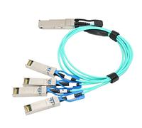 KUIDAMOS 100G QSFP28 a 4 SFP28 Cable óptico Activo Alto Rendimiento para Equipos de Big Data 1 Metro